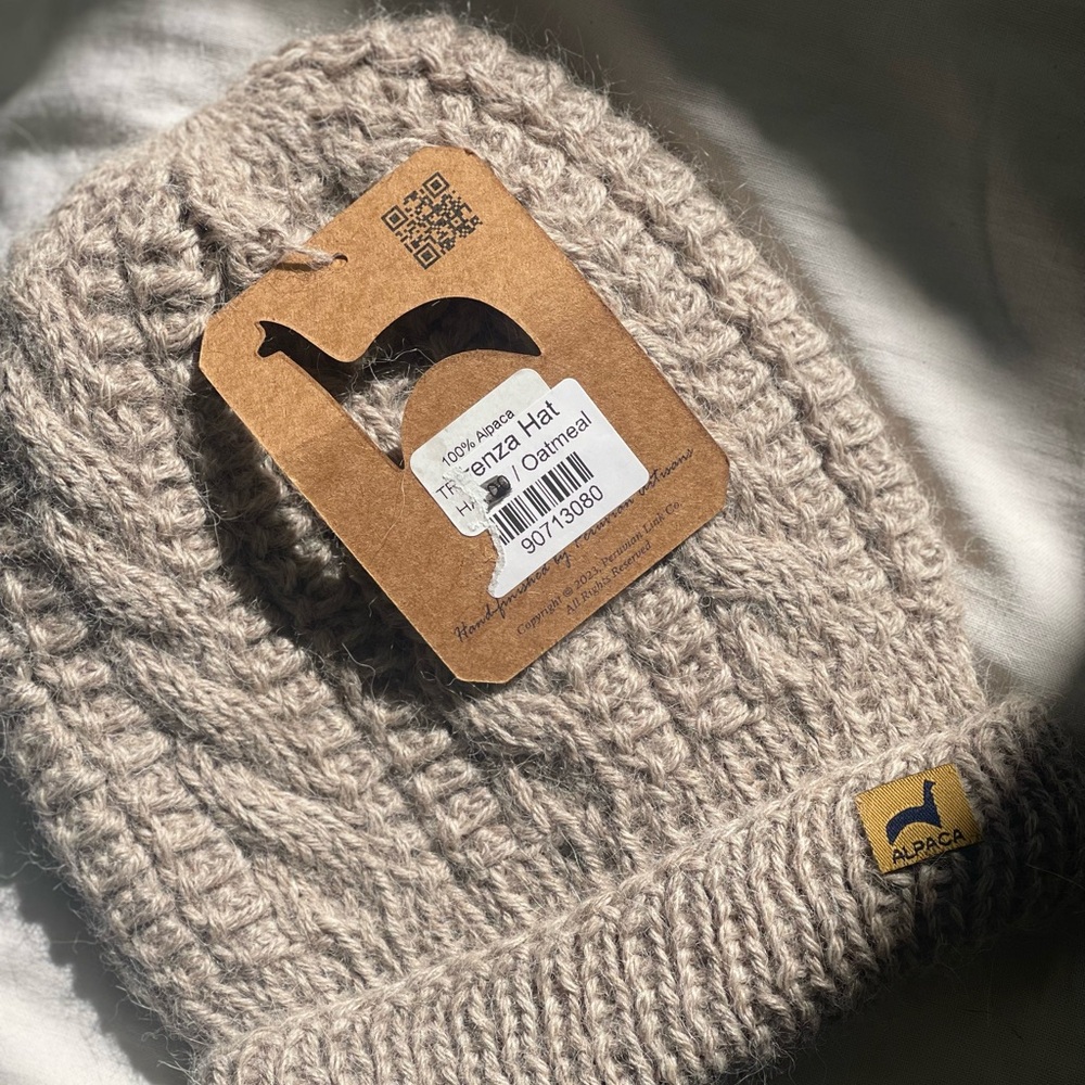 Peruvian Link Alpaca Knit Beanie | Unisex Adult Hat NWT - Picture 3 of 6